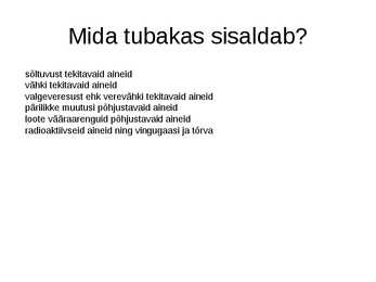 Tubakas #6