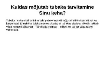 Tubakas #7