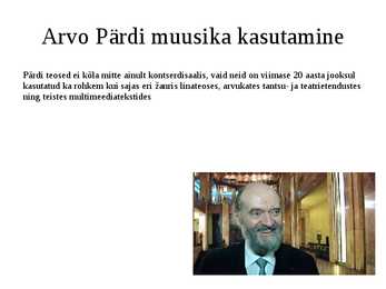 Arvo Pärt esitlus #5