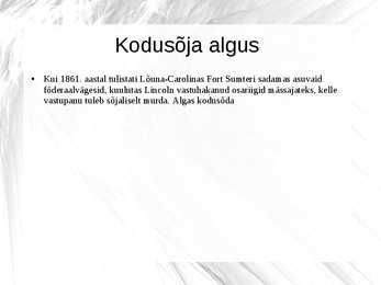 Ameerika ühendriikide kodusõda #3