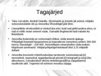 Ameerika ühendriikide kodusõda #5
