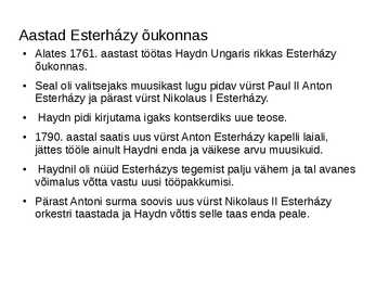 J Haydn #4