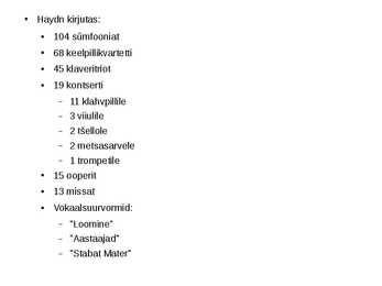 J Haydn #7