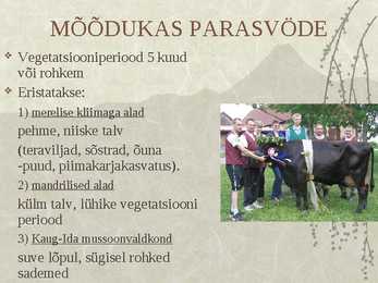 Põllumajanduse arengut ja paigutust mõjutavad tegurid #20