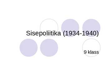 Sisepoliitika-1934-1940
