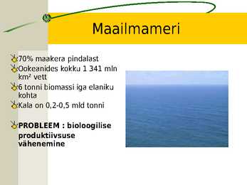 Keskkonnaprobleemid primaarsektoris #12