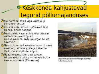 Keskkonnaprobleemid primaarsektoris #3