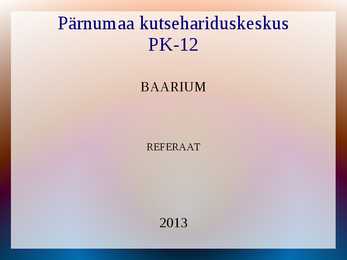 Baarium