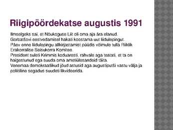 Nõukogude Liidu lagunemine #15