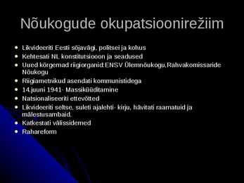 Eesti teise maailmasõja ajal #3