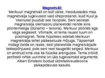 Maa-tüüpi planeedid #11