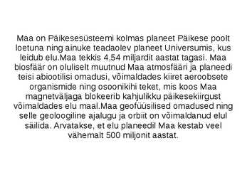 Maa-tüüpi planeedid #24