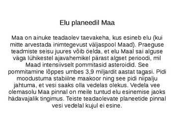 Maa-tüüpi planeedid #31