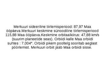 Maa-tüüpi planeedid #5