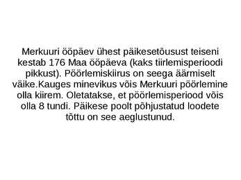 Maa-tüüpi planeedid #8