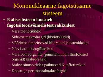 Histoloogia ja embrüoloogia #8