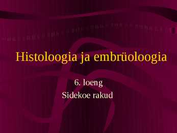 Histoloogia ja embrüoloogia
