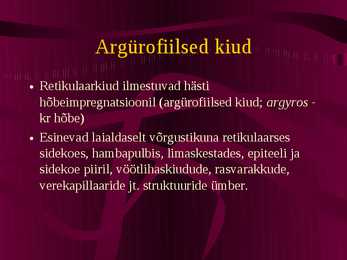 Histoloogia ja embrüoloogia - Sidekoe kiud #16