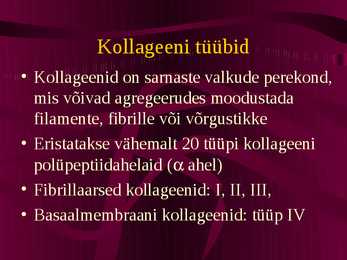 Histoloogia ja embrüoloogia - Sidekoe kiud #8