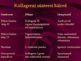 Histoloogia ja embrüoloogia - Sidekoe kiud #10