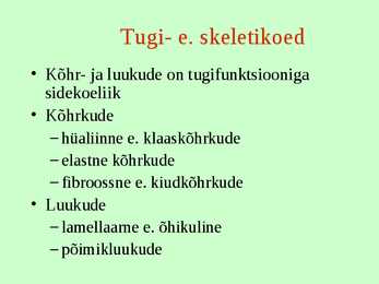 Kõhr- ja luukude #2