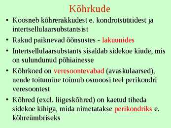Kõhr- ja luukude #3