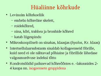 Kõhr- ja luukude #6