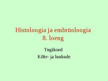 Kõhr- ja luukude