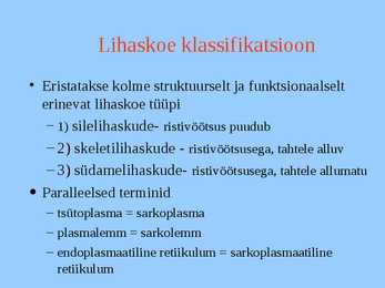 Lihaskude #3