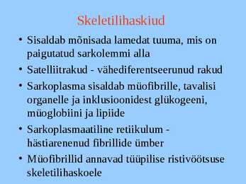 Lihaskude #7