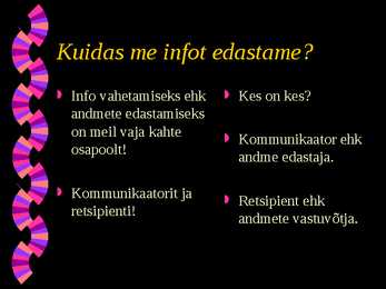 Kommunikatsiooni teemaline I kursuse lõputöö #5