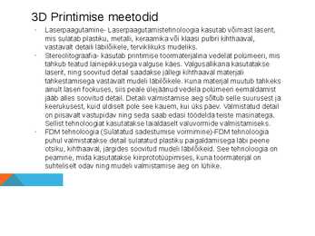 3D printerid #5