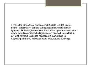 Looduskaitse korraldus Eestis #5
