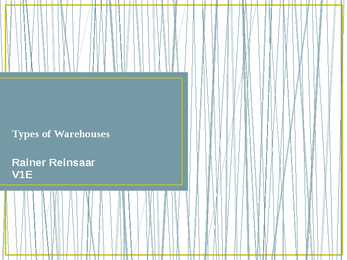Types of Warehouses