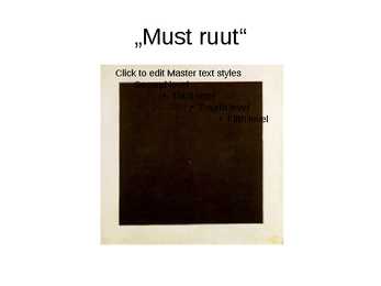 Must ruut #2