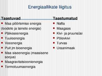 Energiamajandus #9
