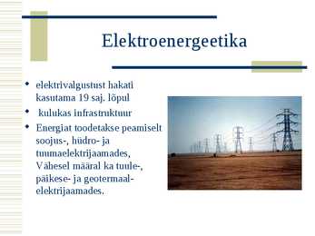 Elektroenergeetika #2