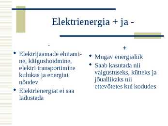 Elektroenergeetika #5