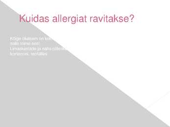 Erinevate allergiate tekkimine ja vältimine puidugatöötamisel #7