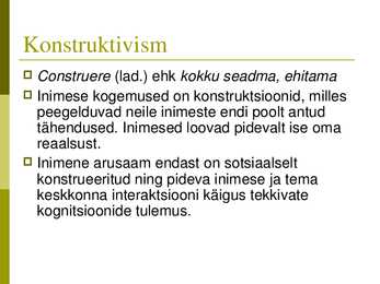 Karjääriplaneerimise paradigmad ja teooriad #18