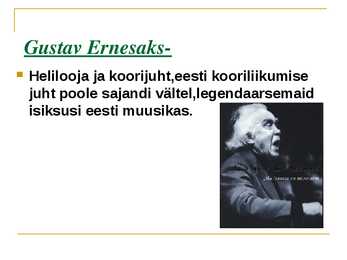 Gustav Ernesaks #2