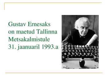 Gustav Ernesaks #7