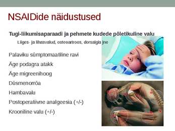 Mittesteroidsete põletikuvastaste ravimite farmakoloogia #27