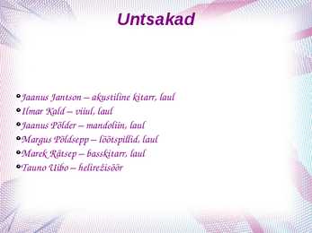Untsakad #4