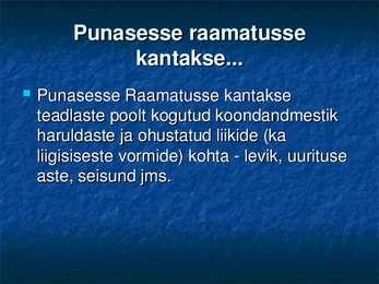 Punane raamat #4