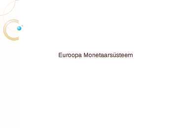 Euroopa Rahasüsteem-Monetaarsüsteem