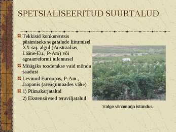Põllumajandusliku tootmise vormid #6