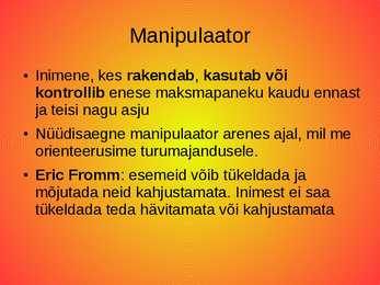 Manipuleerimine #3