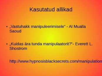 Manipuleerimine #9