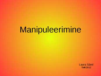 Manipuleerimine